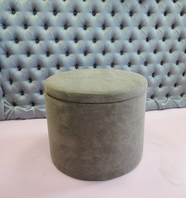 Простой цилиндрический пуфик