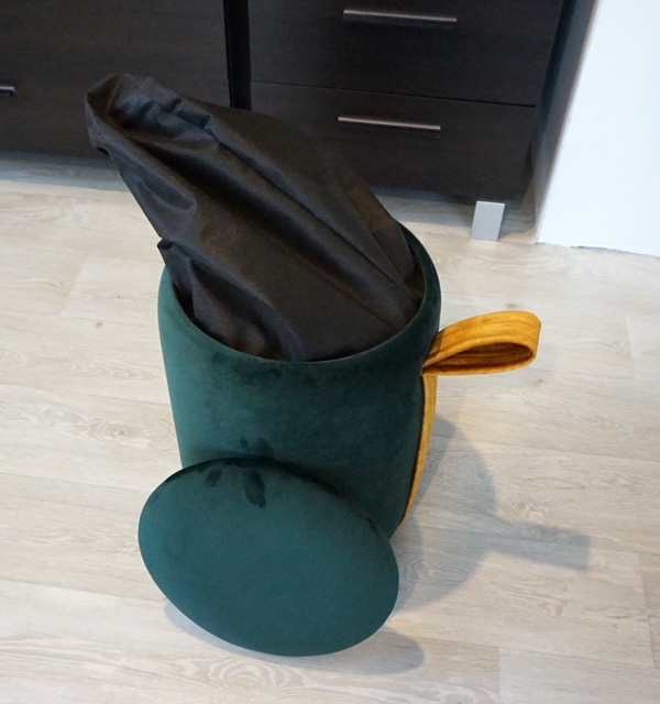 Пуф с нишей и вкладышем